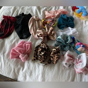 Baby bows and turbans
